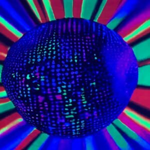 Uv Backdrop Disco Ball